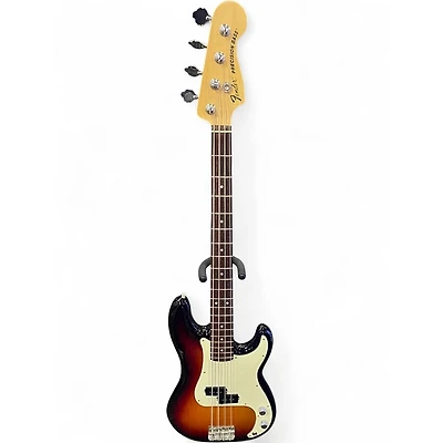 Used Fender American Special Precision Bass 3 Color Sunburst Electric Bass Guitar