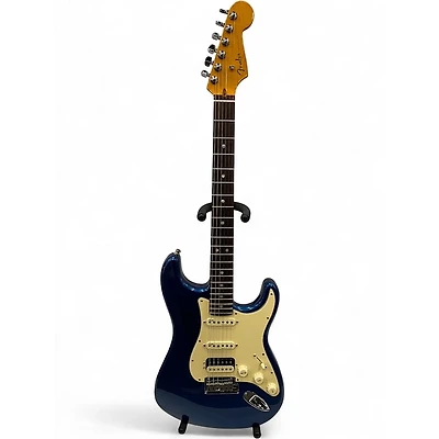 Used 2020 Fender American Ultra Stratocaster HSS Cobra Blue Solid Body Electric Guitar