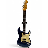 Used 2020 Fender American Ultra Stratocaster HSS Cobra Blue Solid Body Electric Guitar