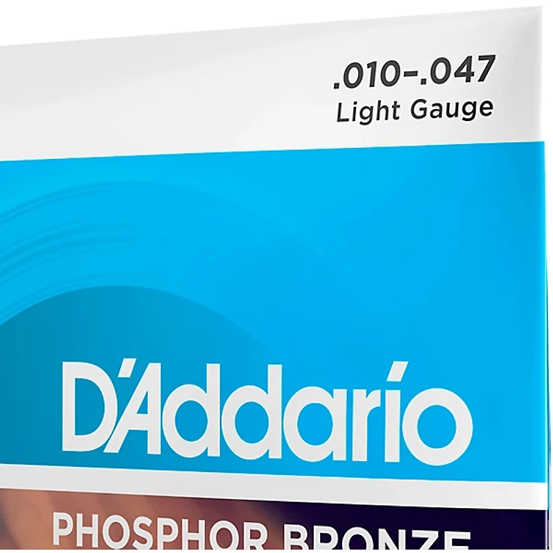 D'Addario EJ38 12-String Phosphor Bronze Light Acoustic Guitar Strings