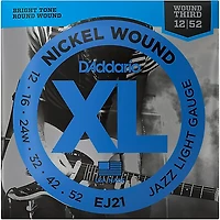D'Addario EJ21 XL Nickel Jazz Light Electric Guitar Strings