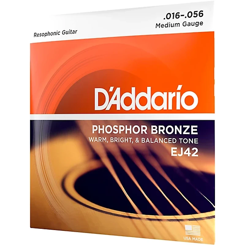 D'Addario EJ42 PB Resophonic String Set