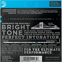 D'Addario EXL140 Nickel Light Top/Heavy Bottom Electric Guitar Strings