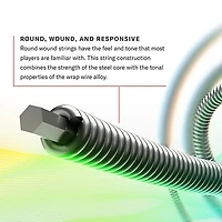 D'Addario EXL140 Nickel Light Top/Heavy Bottom Electric Guitar Strings