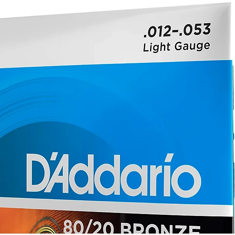 D'Addario EJ11 80/20 Bronze Light Acoustic Guitar Strings