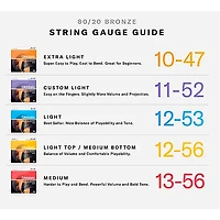 D'Addario EJ12 80/20 Bronze Medium Acoustic Guitar Strings