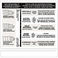 D'Addario ECB80SL Chromes Flat Wound Super Soft/Long Bass Strings