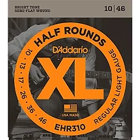 D'Addario EHR310 Half Round Regular Light Electric Guitar Strings