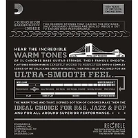 D'Addario ECB81SL Chrome Bass FW Soft Super-Long String Set