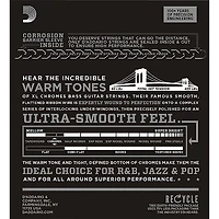 D'Addario ECB80 XL Chromes Flat Wound Bass Strings