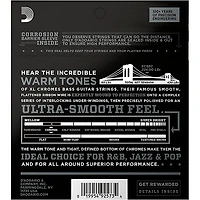 D'Addario ECB82 Chromes Flatwound Medium Bass Strings