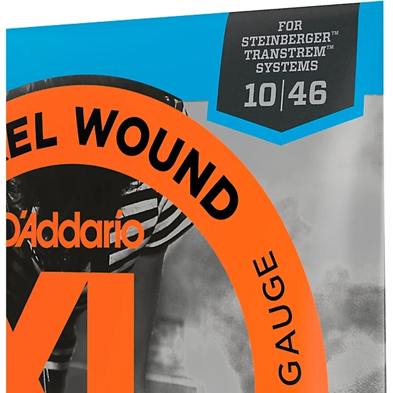 D'Addario ESXL110 Steinberger Regular Light Double Ball End Electric Guitar Strings