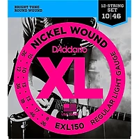 D'Addario EXL150 Nickel XL 12-String Electric Guitar Strings