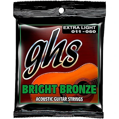 GHS BB20X 80/20 Bronze Extra Light Acoustic Guitar Strings
