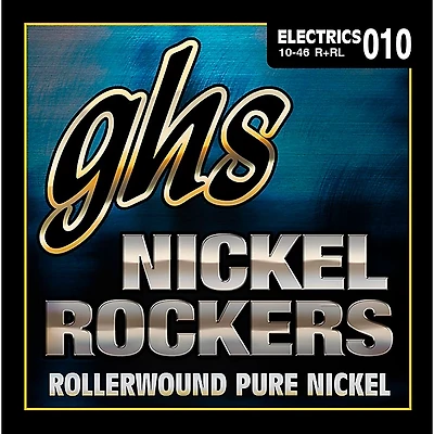 GHS R+RL Nickel Rockers Roundwound Light Electric Guitar Strings