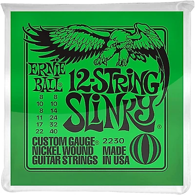 Ernie Ball P02230 Nickel 12-String Slinky Electric Guitar Strings 8-40