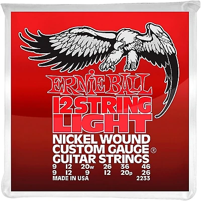 Ernie Ball 2233 Nickel 12-String Light Electric Guitar Strings