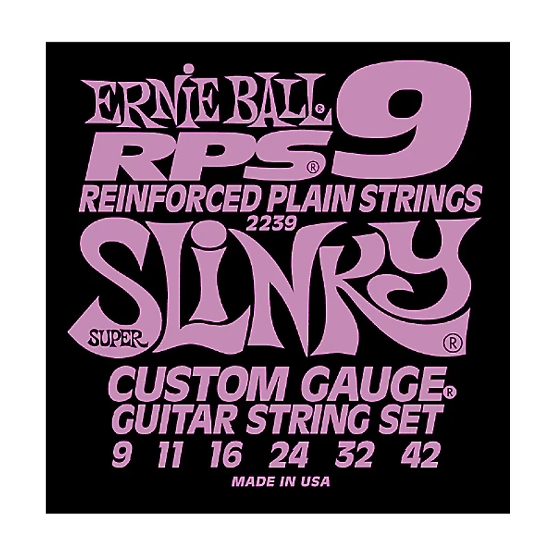 Ernie Ball 2239 Super Slinky RPS 9 Electric Guitar Strings