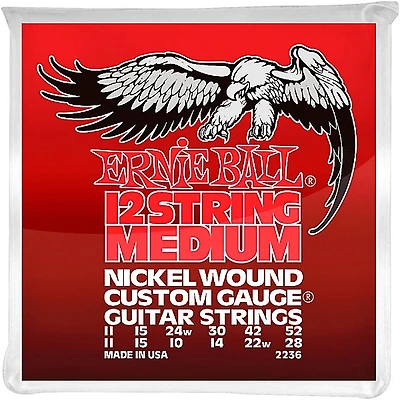 Ernie Ball 2236 Nickel 12-String Medium Electric Guitar Strings