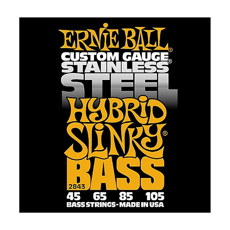 Ernie Ball 2843 Hybrid Slinky Stainless Steel Bass Strings