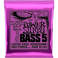Ernie Ball 2821 Power Slinky 5-String Bass Strings