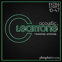 Cleartone Coated Phosphor-Bronze Ultra Light Acoustic Guitar Strings