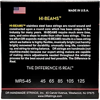 DR Strings Hi-Beams Medium 5-String Bass .125 Low B String