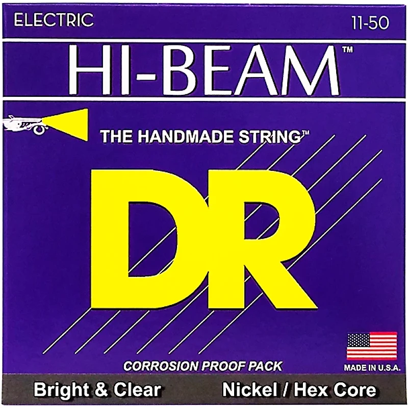 DR Strings EHR-11 Hi-Beams Nickel Heavy Electric Guitar Strings