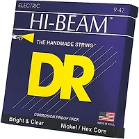 DR Strings LTR-9 Hi-Beams Nickel Light Electric Guitar Strings