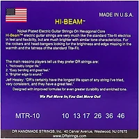 DR Strings MTR10 Hi-Beams Nickel Medium Electric Guitar Strings