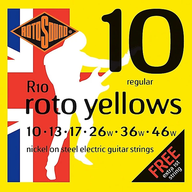 Rotosound Roto Yellows Electric Guitar Strings