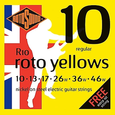 Rotosound Roto Yellows Electric Guitar Strings