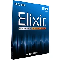 Elixir Electric Guitar Strings with NANOWEB Coating, Medium (.011-.049)