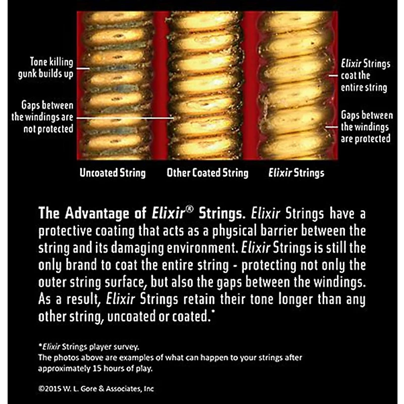 Elixir Electric Guitar Strings with NANOWEB Coating, Heavy (.012-.052)
