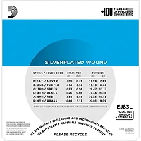 D'Addario EJ83L Gypsy Jazz Silver Wound Light Acoustic Guitar Strings