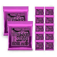 Ernie Ball 2220 Power Slinky Electric Guitar Strings - Buy 10, Get 2 Free