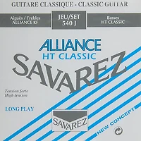 Savarez 540J Alliance Trebles Classic Basses High Tension Nylon Guitar String Set