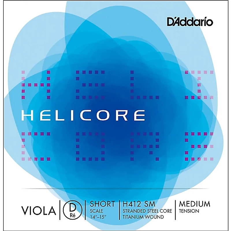 D'Addario H412 Helicore Long Scale Viola D String