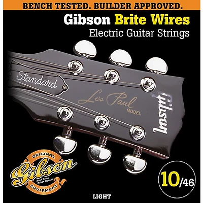 Gibson G700L Brite Wires Electric Guitar Strings - Light