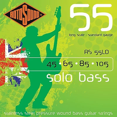 Rotosound RS55LD Solo Bass Stainless Steel Strings
