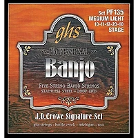 GHS J.D. Crowe Signature 5-String Banjo Medium Light Strings