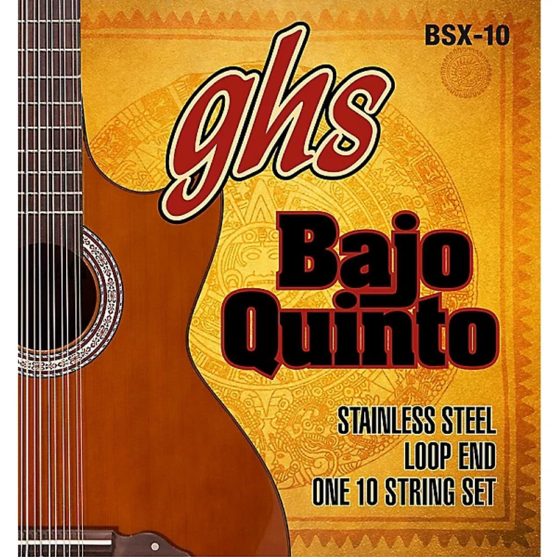 GHS BSX-10 Bajo Quinto 10-String Guitar Strings Set