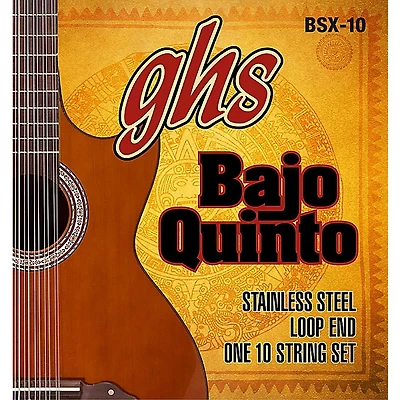 GHS BSX-10 Bajo Quinto 10-String Guitar Strings Set