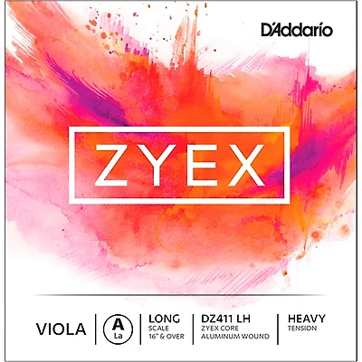 D'Addario Zyex Series Viola A String 16+ Long Scale Heavy