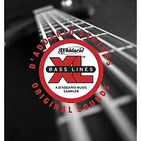 D'Addario ProSteels EPS165 Light Top/Medium Bottom Long Scale Bass Strings