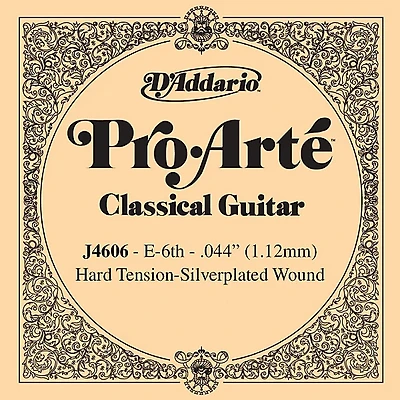 D'Addario J46 E-6 Pro-Arte SP Hard Single Classical Guitar String