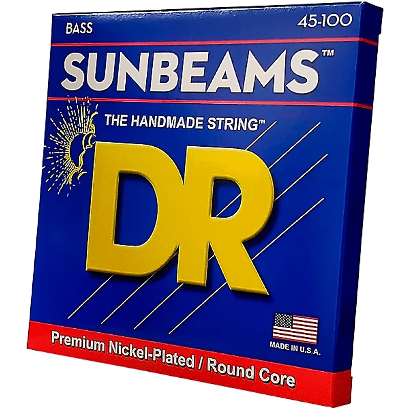 DR Strings Sunbeams NMLR-45 Medium Light 4-String Bass Strings