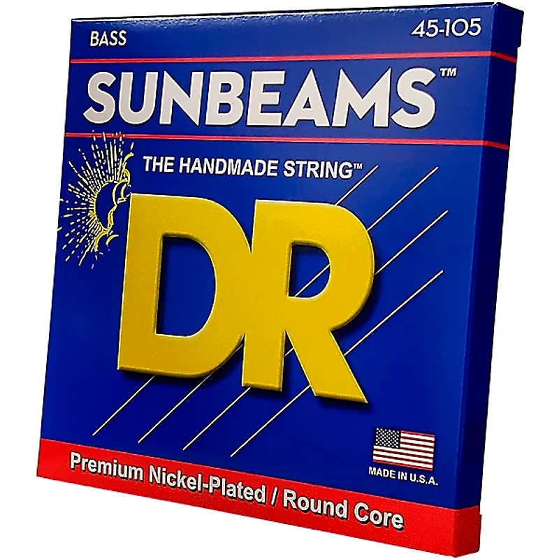 DR Strings Sunbeams NMR-45 Medium 4-String Bass Strings
