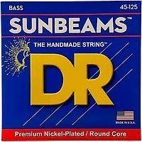 DR Strings Sunbeams NMR5-45 Medium 5-String Bass Strings .125 Low B