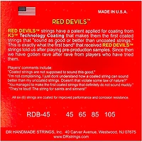 DR Strings Red Devils Medium 4-String Bass Strings